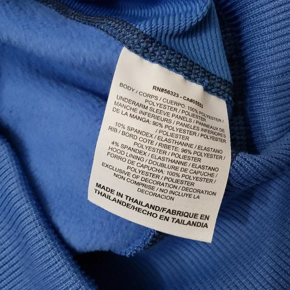 Nike Sweatshirt Womens XL Blue Therma Fit Pockets Hooded Long Sleeve - Picture 5 of 13